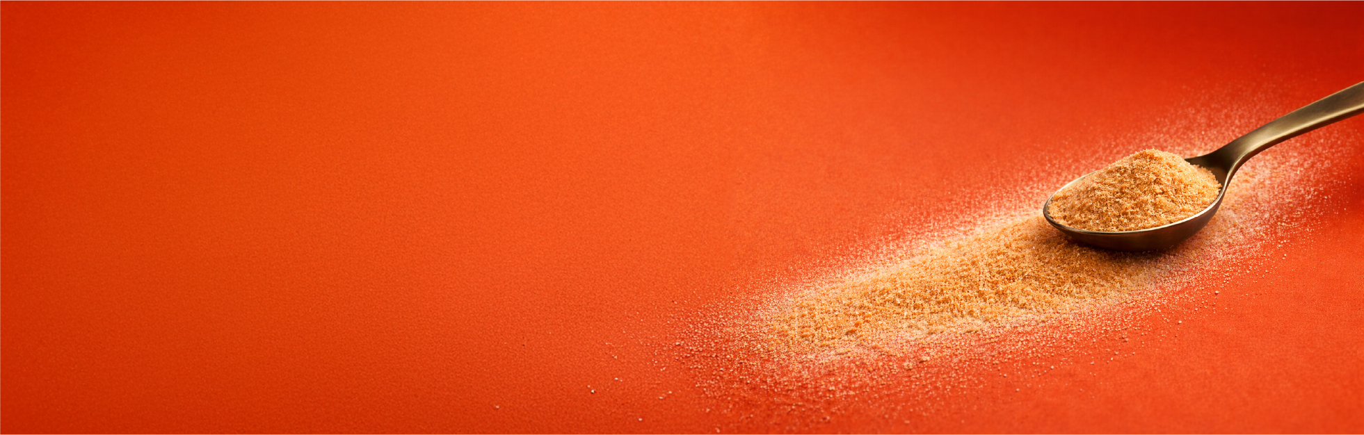 Palm sugar with spoon